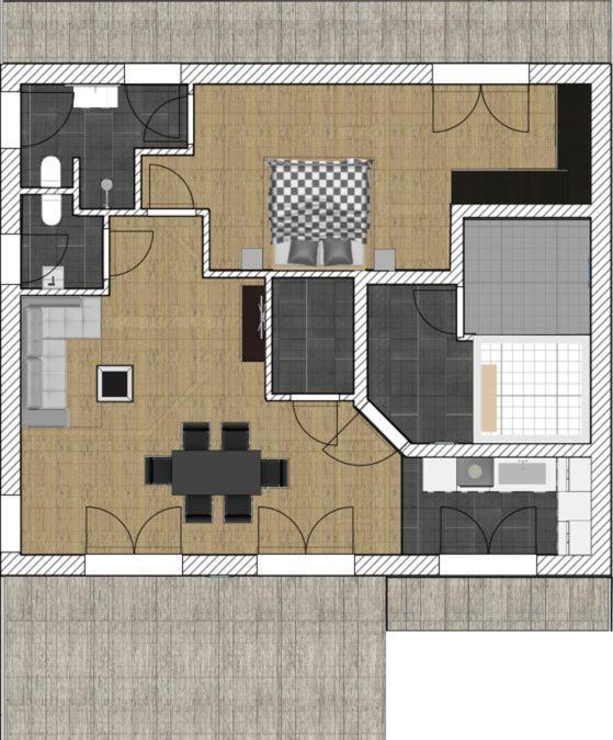 Fewo Rhein-Lahn Penthouse Og3-1 兰施泰因 外观 照片